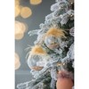 Syemin Decorative Objects Christmas Ball Ornaments Glass Decorative Hanging Ball Christmas Tree Ornaments Set of 4, Multicolored, 4.7"*4.7"*4.7" - 3 of 4