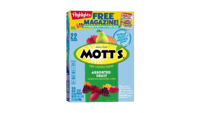 Mott&#39;s Assorted Fruit Flavored Snacks Value Pack - 19.2oz/22ct, 2 of 15, play video