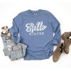 Simply Sage Market Women's Retro Hello Winter Long Sleeve Garment Dyed Tee - 3 of 4