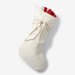 Personalization Mall Holly Jolly Bow Christmas Stocking - 1 of 4
