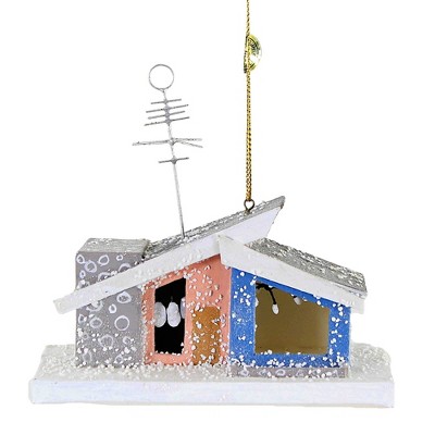 Cody Foster 2.75 In Mid-Century Modern House Architecture 20Th Century Tree Ornaments