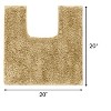 Haven Collection Bathroom Rug 100% Polyester Tufted Bath Mat, Non-Slip TP Rubber Backing, Machine Washable Bath Rug - 2 of 2