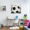 Stupell Industries Rustic Soccer Ball Field, 30" x 30" - 2 of 4