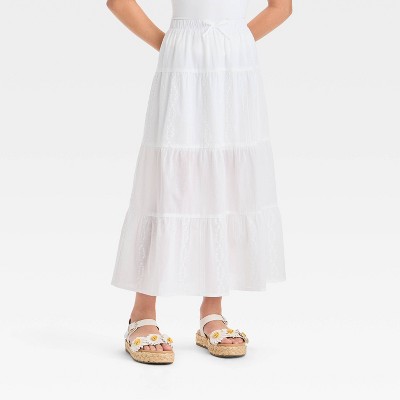 Girls' Tiered Maxi Skirt - art class™