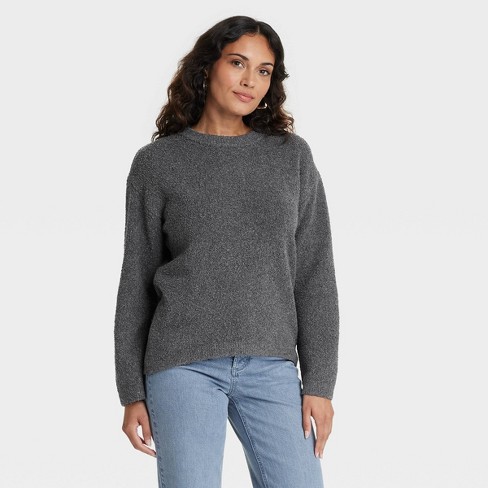 Oversized crew neck sweaters hotsell