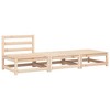 vidaXL Patio Sofa Set - Wooden armless Seating with Cushions & footstools - Modular Outdoor Garden Furniture - Solid Pine Wood - 4 of 4