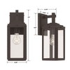 Crystorama Lighting Byron 1 - Light Sconce in  Matte Black - 3 of 3