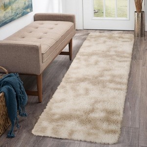 Shaggy Area Rug Modern Indoor Plush Fluffy Rugs Soft and Comfy Velvet Faux Fur Carpet Rugs for Bedroom Living Room Nursery - 1 of 4