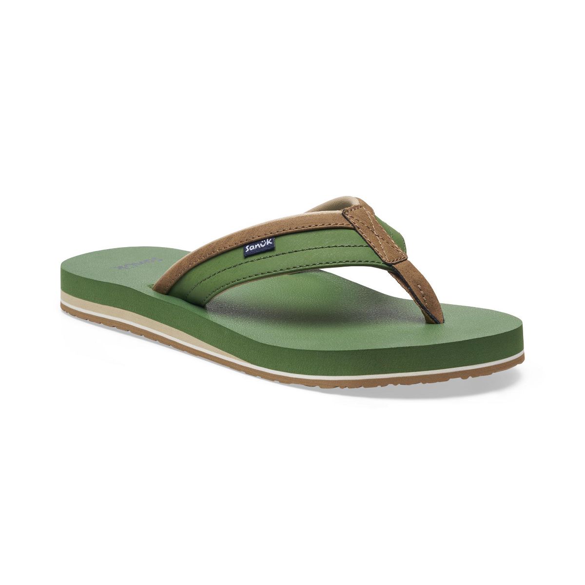 Sanuk Men's Ziggy ST Comfort Flip Flop Sandals - thumbnail 7