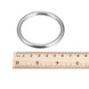 Unique Bargains Hanging Hardware 316 Stainless Steel Welded O-Rings 2 Pcs - 4 of 4