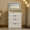 Dexmalle 3-in-1 Vanity Desk with Mirror And Lights - 4 of 4