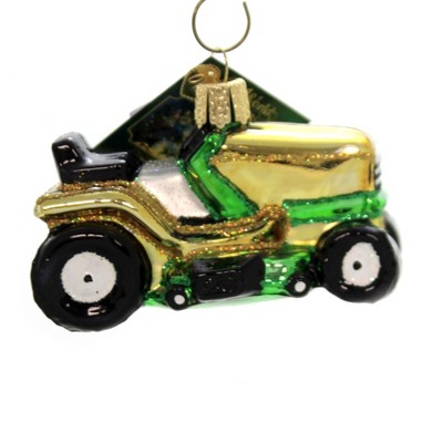 Old World Christmas 2.25" Riding Lawn Mower Small Tractor Cut Grass  -  Tree Ornaments