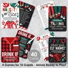 Big Dot of Happiness Christmas Pajamas - 4 Holiday Plaid PJ Party Games - 10 Cards Each - Gamerific Bundle - 2 of 4