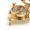 Vintage Collectible Brass Sundial Campass-Golden - 4 of 4