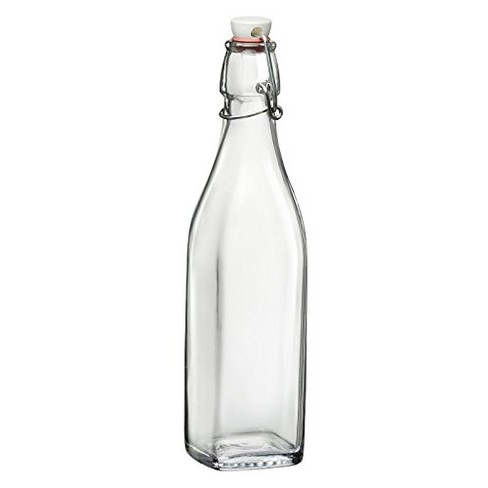 Bormioli Rocco Quattro Stagioni Glass Milk Bottle 33.75, 4 Pack, Clear :  Target