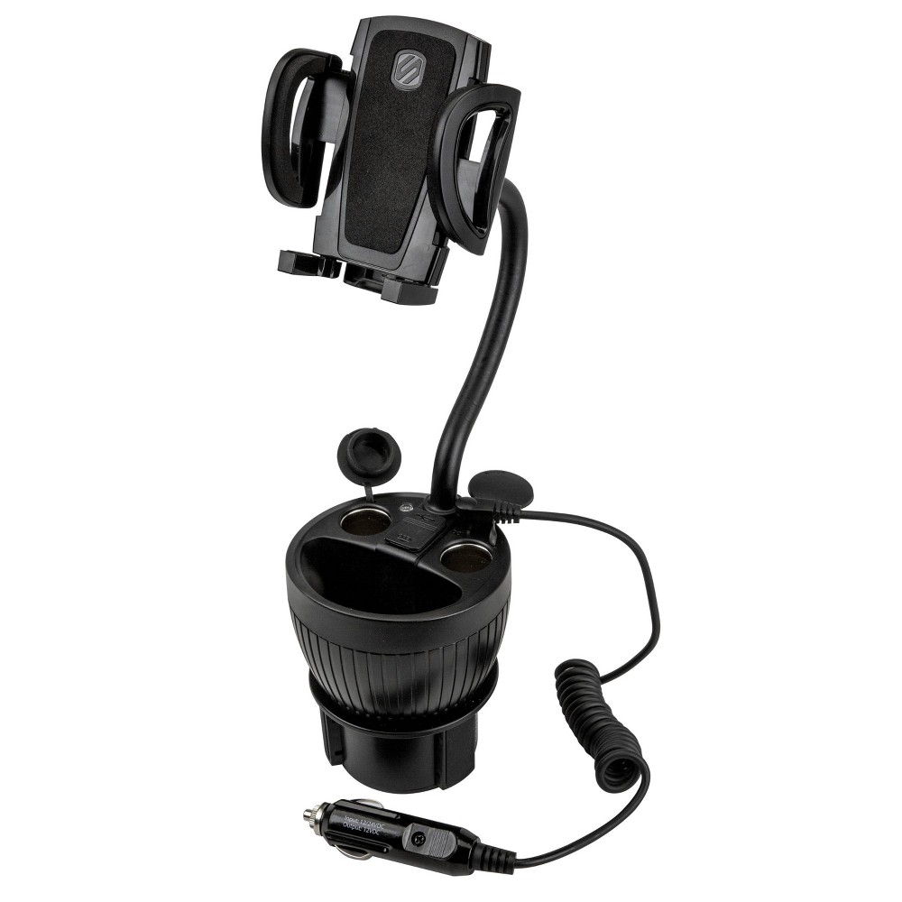 Photos - Other for Mobile Scosche Power Hub Adjustable Cup Holder Mount UH2PCUP 