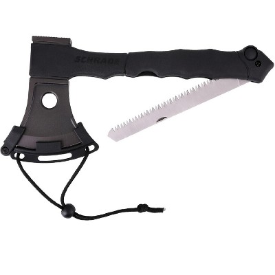 Schrade Mini Axe-Saw Combo 12.0 in Overall Length