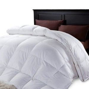 Cheer Collection Luxurious Down Alternative All Season Comforter (White) - 1 of 4