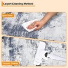 Modern Abstract Rug Washable Rugs Non Slip Stain Resistant Modern Abstract Throw Carpet - 3 of 4