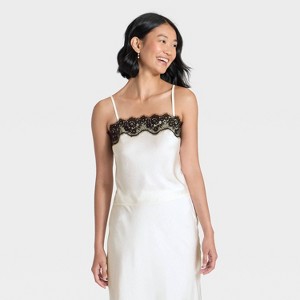 Women's Lace Trim Cami Top - A New Day™ - 1 of 3