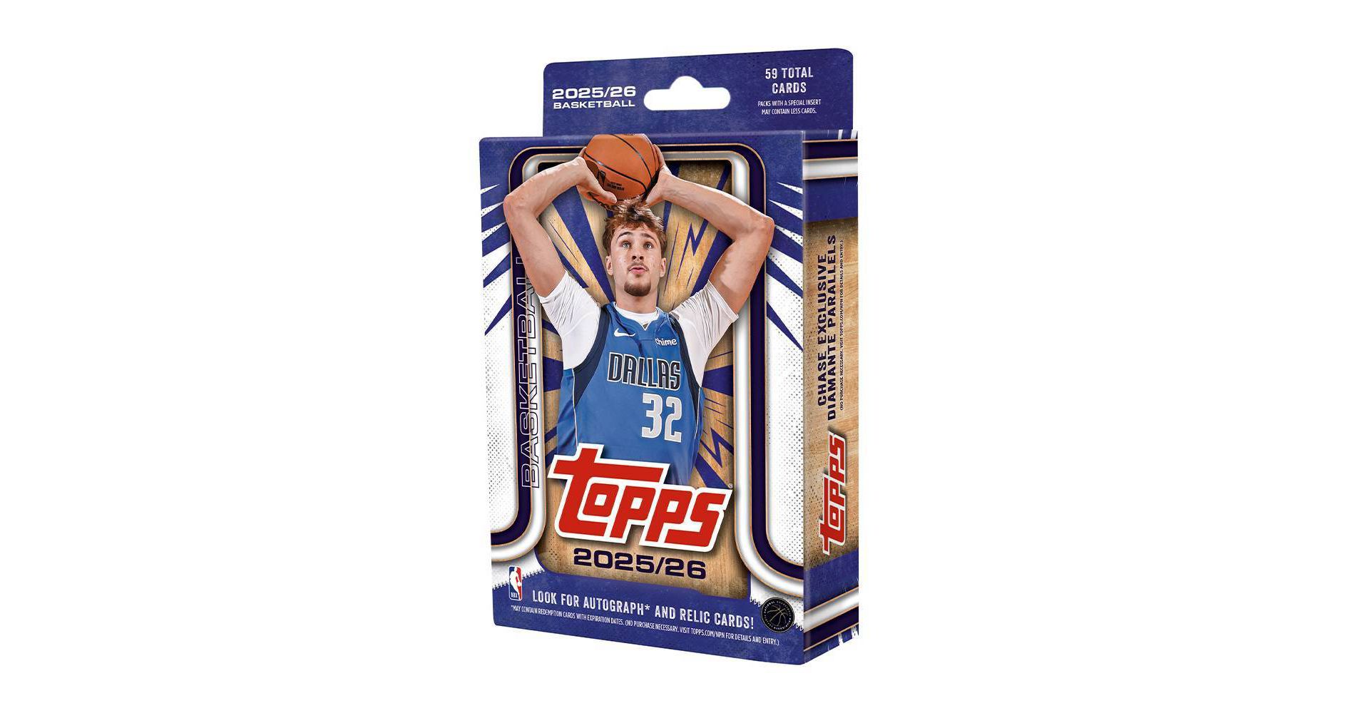 2025-2026 Topps NBA Basketball Trading Card Hanger Box