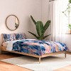 Deny Designs 3pc Full/Queen Mirimo Floralia Blue Comforter and Sham Set - 2 of 4
