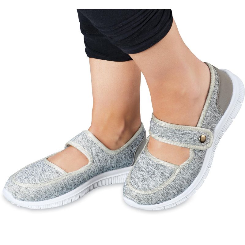 Collections Etc Soft Knit Light Weight Shoes, 2 of 6