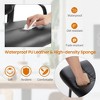Lyngins Ergonomic Office Chair, PU Leather Home Desk Office Chair with Padded Armrests, Conference Room Chair Guest Chair, Black Armchair - 4 of 4