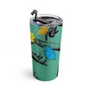 Chromoeye Jewels in Teal 20 oz Stainless Steel Travel Mug - Deny Designs - 3 of 4
