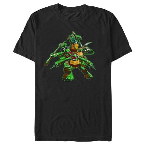 Men's Teenage Mutant Ninja Turtles Action Shot T-Shirt - 1 of 4