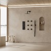 CRANACH Thermostatic Valve 12 in. Wall Mount 7-Spray Shower Faucet With 6-Jets - 2 of 4