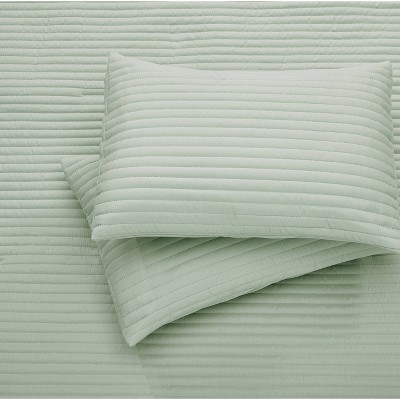 Sage Green Queen Microfiber 3-Piece Comforter Set