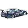 Nissan Skyline (R32) Widebody RHD #32 "Jonsibal Design Works" Midnight Purple Metallic 1/64 Diecast Model Car by Tarmac Works - 2 of 3