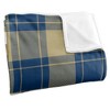 University Of California, Davis Campus Plaid Spirit Silky Touch Super Soft Throw Blanket 50x60 - 3 of 4