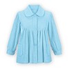 Collections Etc Soft Fleece Button Down Night Shirt with Pockets - Comfy Flattering Fit Over Pajamas or Nightgown - 2 of 4