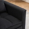 CAVINAS Futon Sofa Couch Pullout Bed, 3 in 1 Convertible Sleeper Sofa Bed, Loveseat Sofa,  Couches for Living Room with Backrest, Toss Pillow, Pocket - 3 of 4