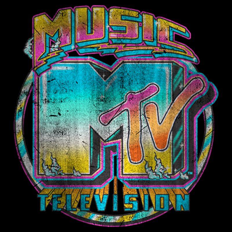 Men's MTV Faded Music Logo T-Shirt, 2 of 4