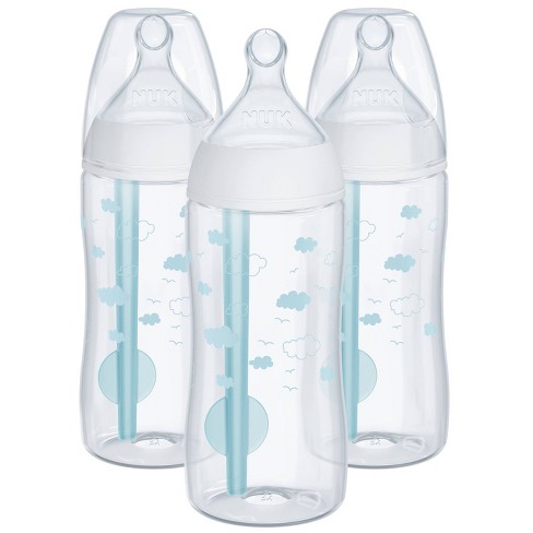 Nuby 10 Fl Oz Non-drip Baby Bottle Set - 3ct : Target