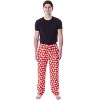 DC Comics Men's The Flash Lightning Bolt Allover Loungewear Pajama Pants Red - 3 of 4