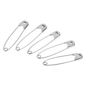 Unique Bargains Metal DIY Blankets Crafts Brooch Making Home Sewing Nickle Plated Safety Pins 400 Pcs - 1 of 3