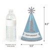 Big Dot of Happiness Onederland - Cone Winter Wonderland Happy Birthday Party Hats for Kids and Adults - Set of 8 (Standard Size) - 3 of 4