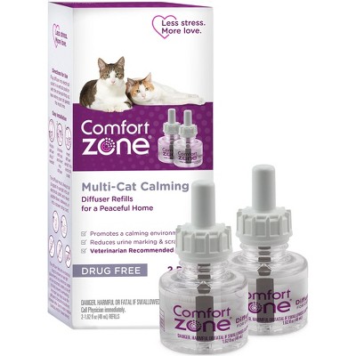 Comfort Zone Multi-Cat Diffuser Refill For Cats - Pack of 6