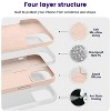 BONGEEK Designed for iPhone 13 Case, Silicone Shockproof Slim Thin Phone Case for iPhone 13 6.1 inch Pink - 2 of 4