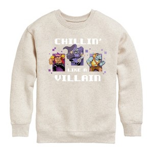 Boys' - Teenage Mutant Ninja Turtles - Chillin Like A Villain Graphic Long Sleeve Fleece Sweatshirt - 1 of 4
