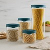 LunaLulinlk Borosilicate Glass Food Storage Set with Airtight Flip-N-Snap Lids – 5 Containers - 2 of 3