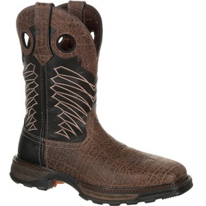 Men's Durango Maverick XP Steel Toe Waterproof Western Work Boot, DDB0176, Brown - 1 of 4