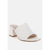 Morgana Woven Raffia Slip Ons Sandals Women - 2 of 4