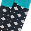 White Diamond on Black Socks (Men's Sizes, Adult Large) from the Sock Panda (Men's Sizes, Adult Large) - 2 of 3
