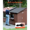 VEVOR Roll Roofing, 10 x 15 ft, 45 mil EPDM Rubber Roofing, Long Lifespan & Weather-resistant, Withstands Harsh Temperatures, Black - 3 of 4