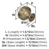 Amerock Highland Ridge Cabinet or Furniture Knob - 4 of 4